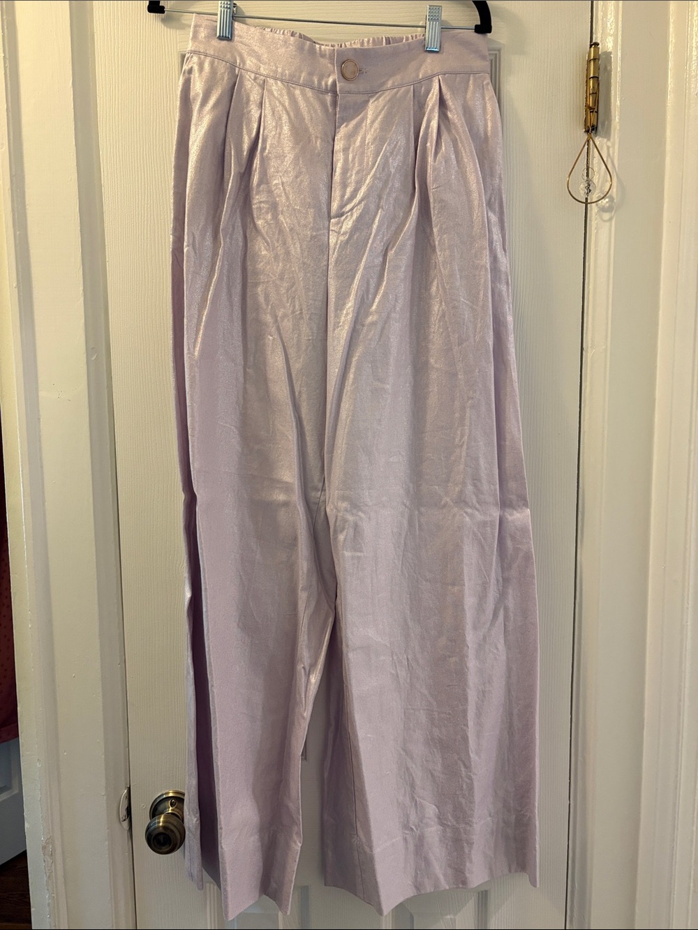 Jason Wu Pale Lavender Wide-Leg Pants